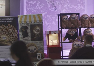 Slothies, norwich mastermind, ultimate sales academy